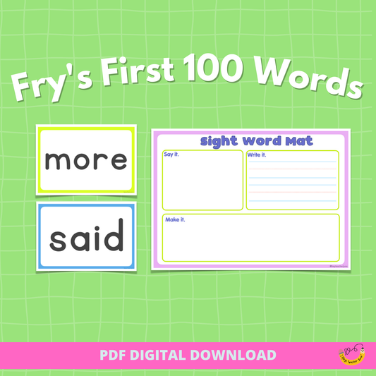 Fry's First 100 Sight Words