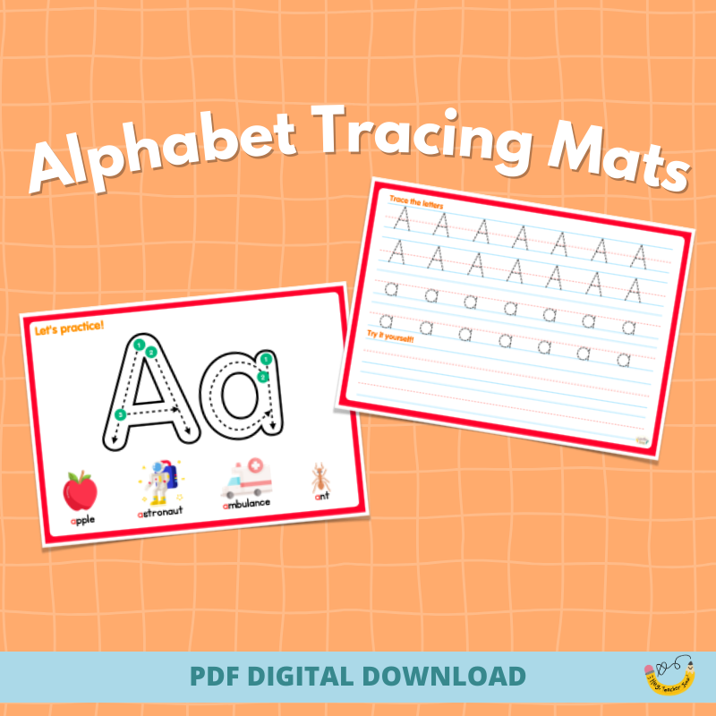 Alphabet Tracing Mats